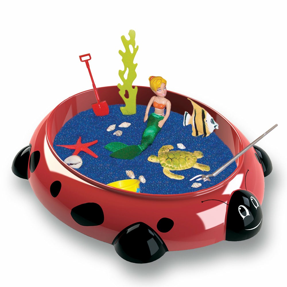 Clay, Dough & Sand Art | Be Good Company – Sandbox Critters Tabletop Play Set – Ladybug Arts & Crafts Clay, Dough & Sand Art