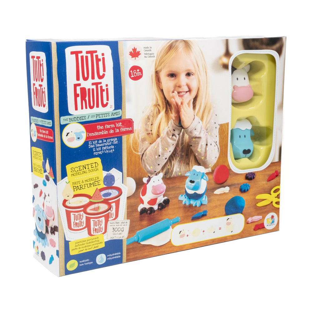 Clay, Dough & Sand Art | Bojeux Tutti Frutti Farm-Themed Scented Modeling Dough Kit Arts & Crafts Clay, Dough & Sand Art