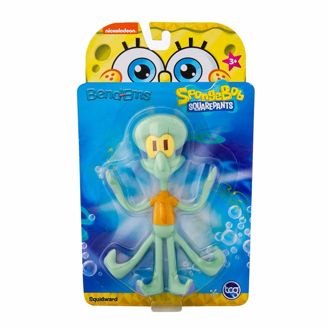 Collectible Figures & Playsets | Bend-Ems Spongebob Series Squidward Flexible Action Figure Collectible Figures & Playsets Collectible Figures & Playsets