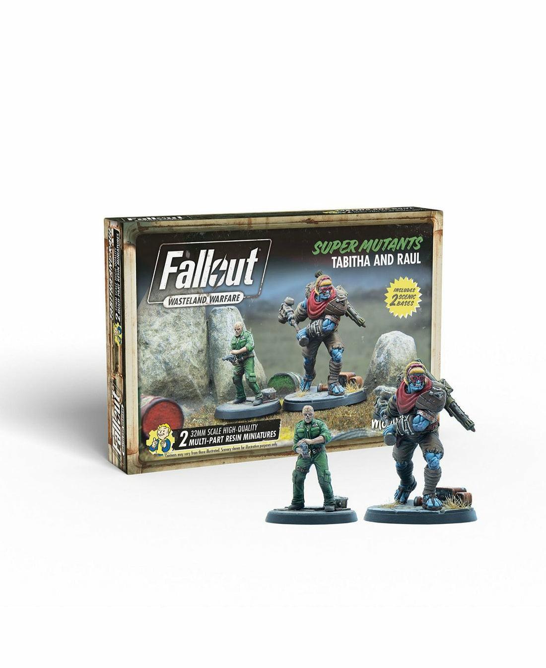 Collectible Figures & Playsets | Fallout Wasteland Warfare – Super Mutants Tabitha And Raul Action Figures Collectible Figures & Playsets Collectible Figures & Playsets