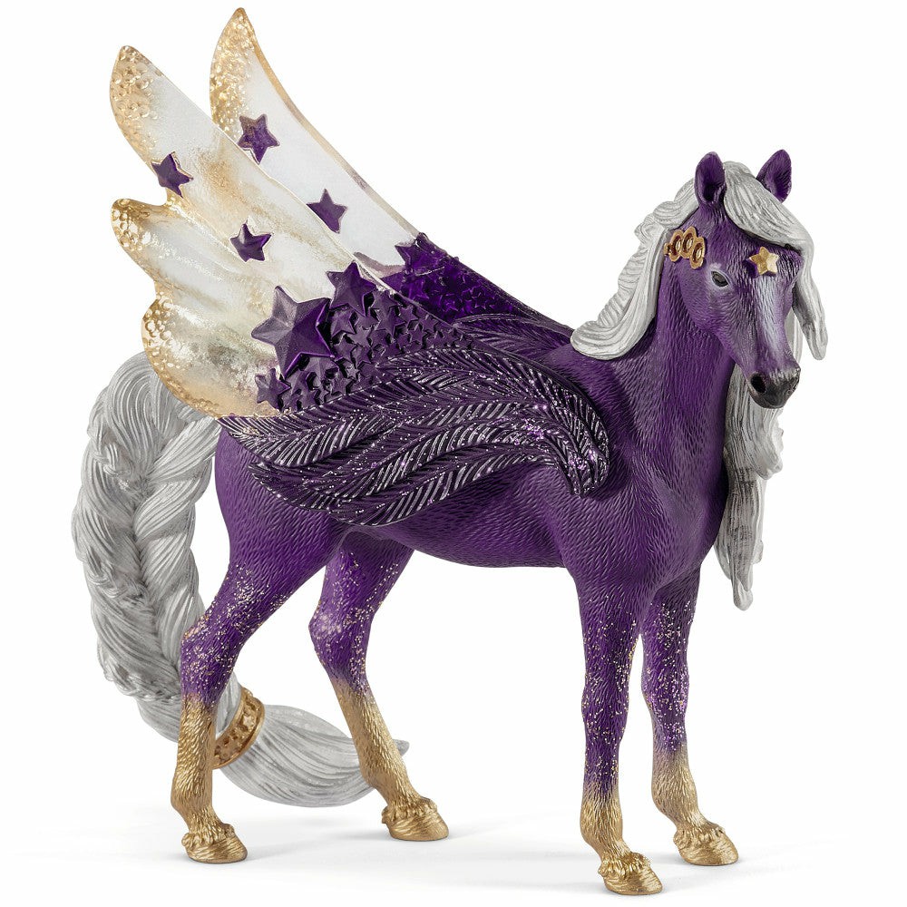 Collectible Figures & Playsets | Schleich Bayala 7.1 Inch Star Pegasus Mare – Magical Figurine, Purple Collectible Figures & Playsets Collectible Figures & Playsets