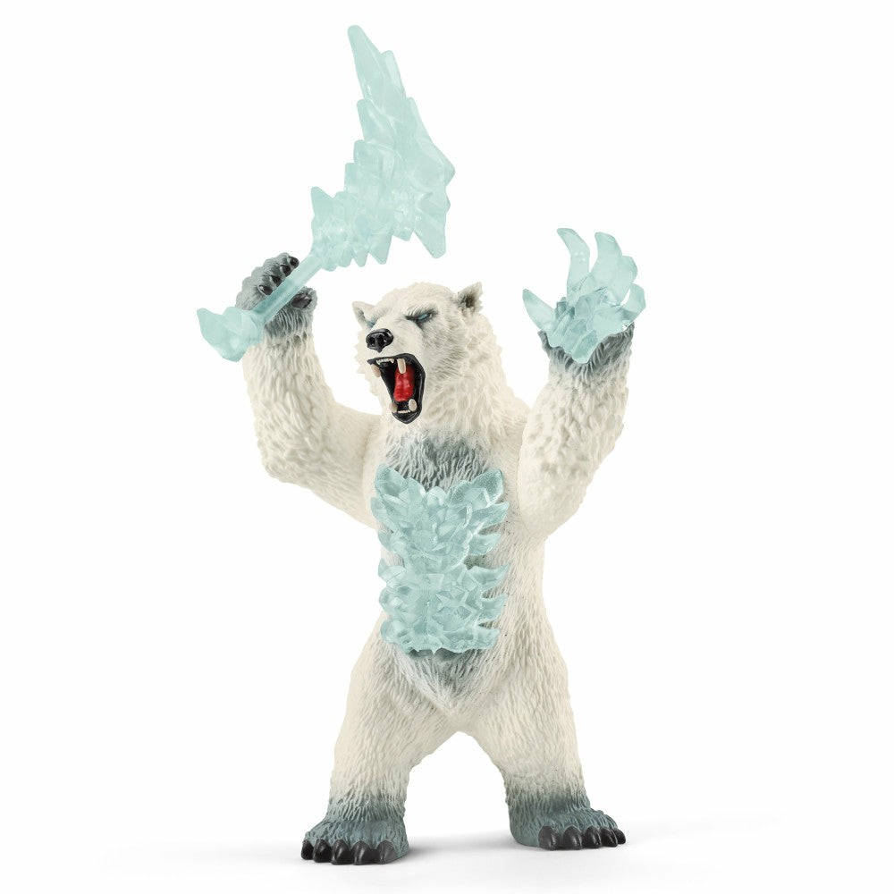 Collectible Figures & Playsets | Schleich Eldrador 7.1 Inch Blizzard Bear Action Figure With Weapon Collectible Figures & Playsets Collectible Figures & Playsets