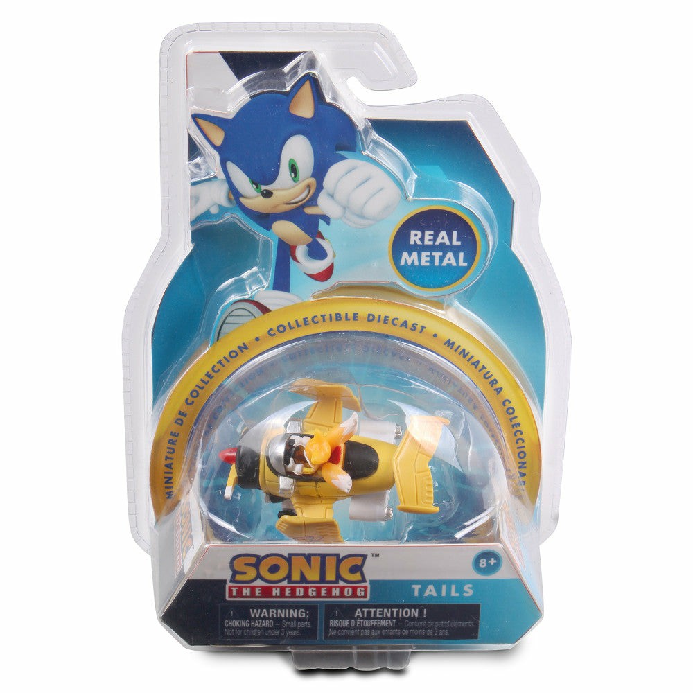 Collectible Figures & Playsets | Sonic & Sega All-Stars Racing 1:64 Scale Diecast Tails Propeller Plane Collectible Figures & Playsets Collectible Figures & Playsets