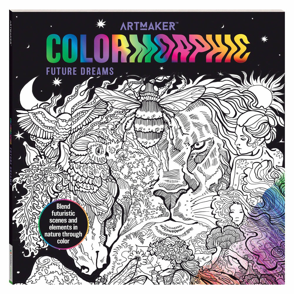 Coloring Books & Activity Books | Art Maker Colormorphic Future Dreams Adult Coloring Book Books Coloring Books & Activity Books