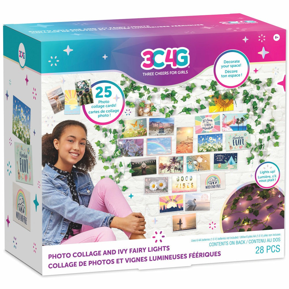 Crafts & Activities | 3C4G Ultimate Bedroom Makeover Photo Collage & Ivy Fairy Lights Kit Arts & Crafts Crafts & Activities