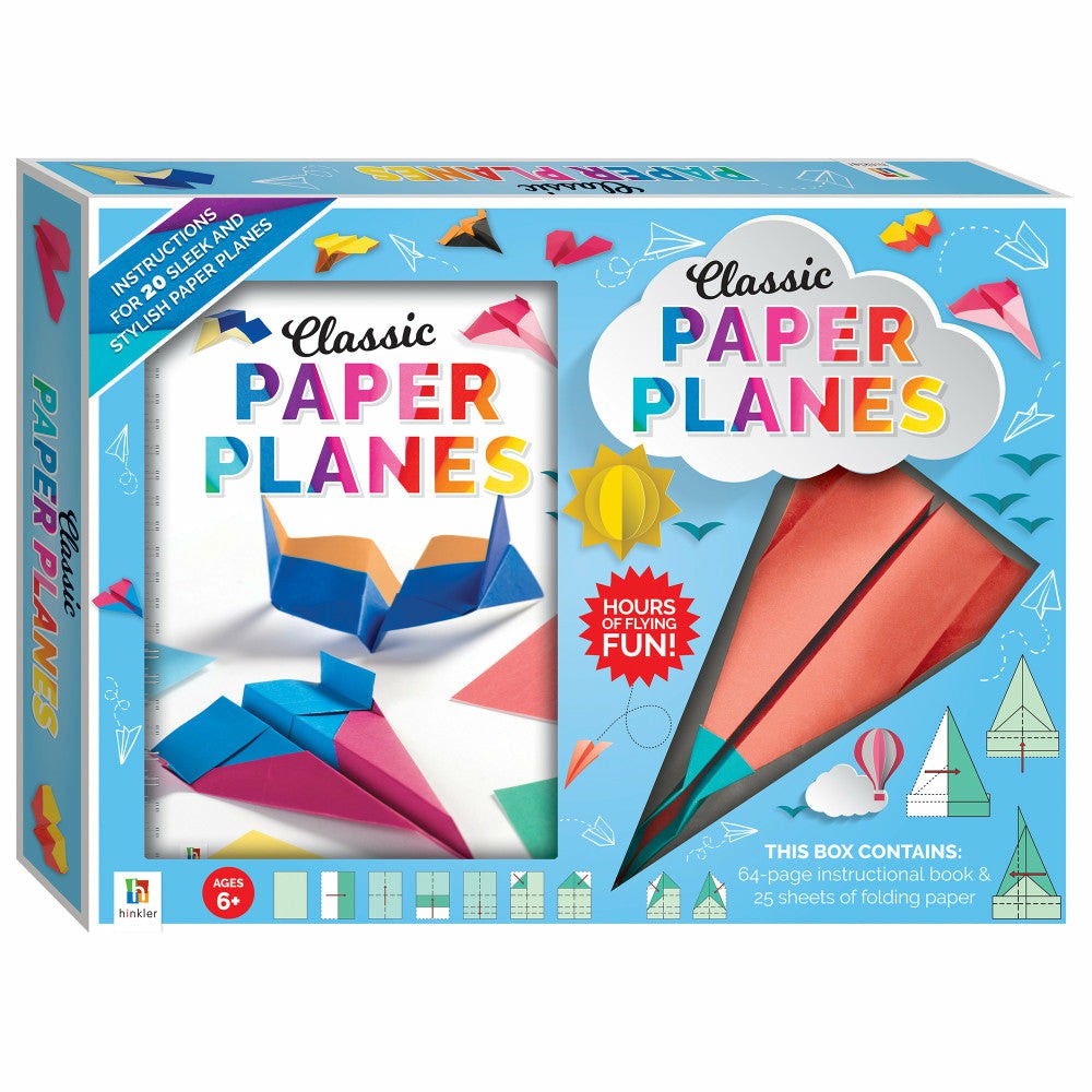 Crafts & Activities | Classic Paper Planes Kit – Aerodynamic Folding Techniques For Kids Arts & Crafts Crafts & Activities