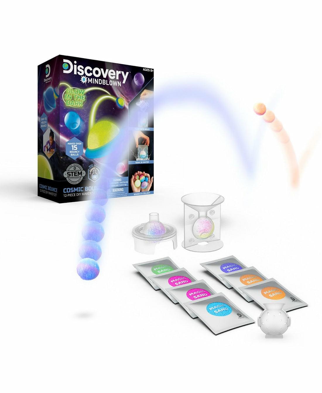 Crafts & Activities | Discovery #Mindblown Cosmic Bounce Diy Maker Set – 12-Piece Glow-In-The-Dark Kit Arts & Crafts Crafts & Activities