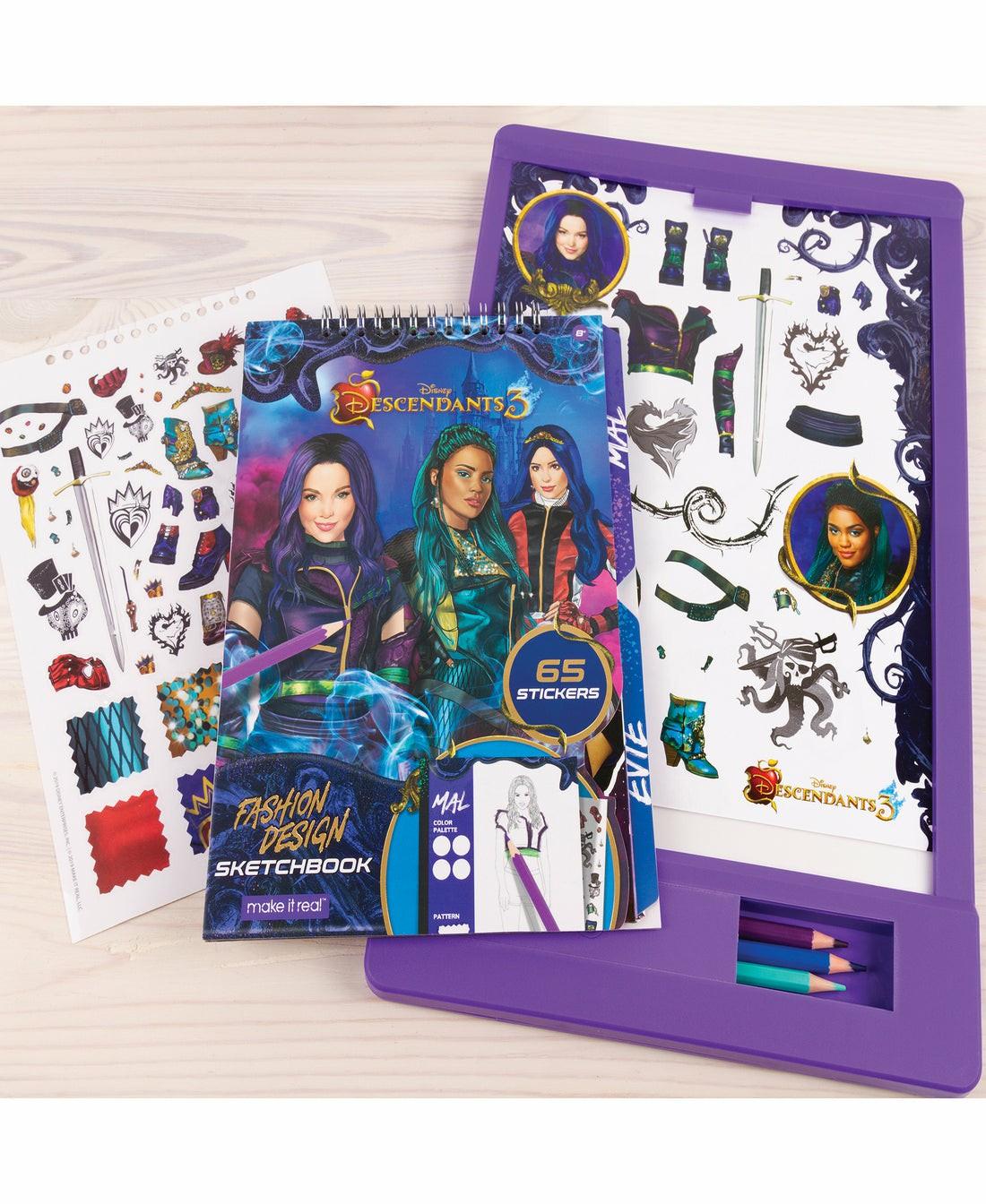 Crafts & Activities | Disney Descendants 3 Fashion Design Tracing Light Table Set Arts & Crafts Crafts & Activities