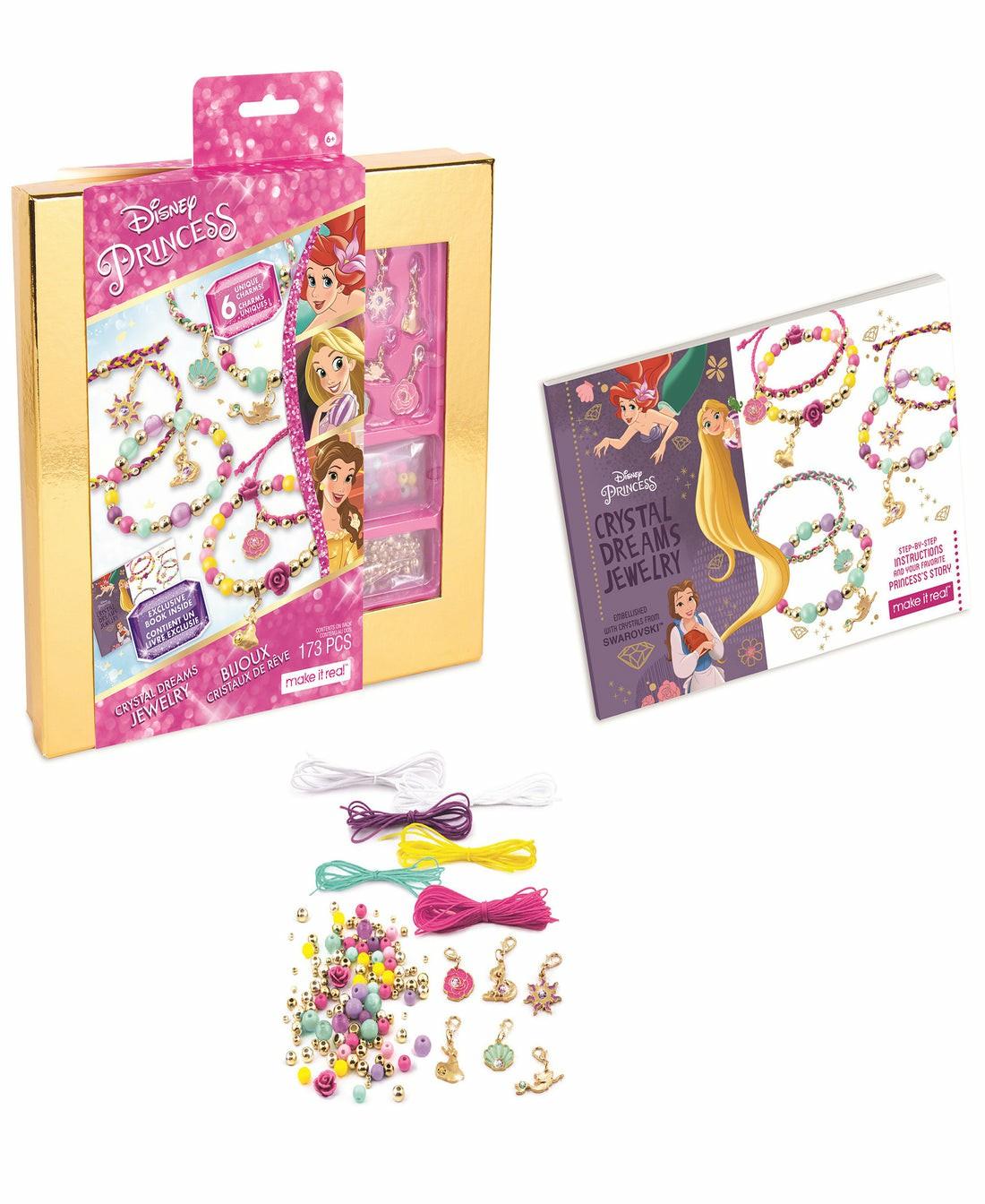 Crafts & Activities | Disney Princess Crystal Dreams Swarovski Bracelet Jewelry Kit Arts & Crafts Crafts & Activities