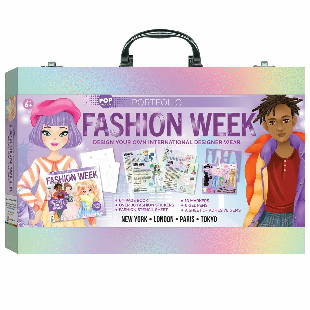 Crafts & Activities | Kaleidoscope Fashion Week Pop Fashion Portfolio Designer Kit Arts & Crafts Crafts & Activities