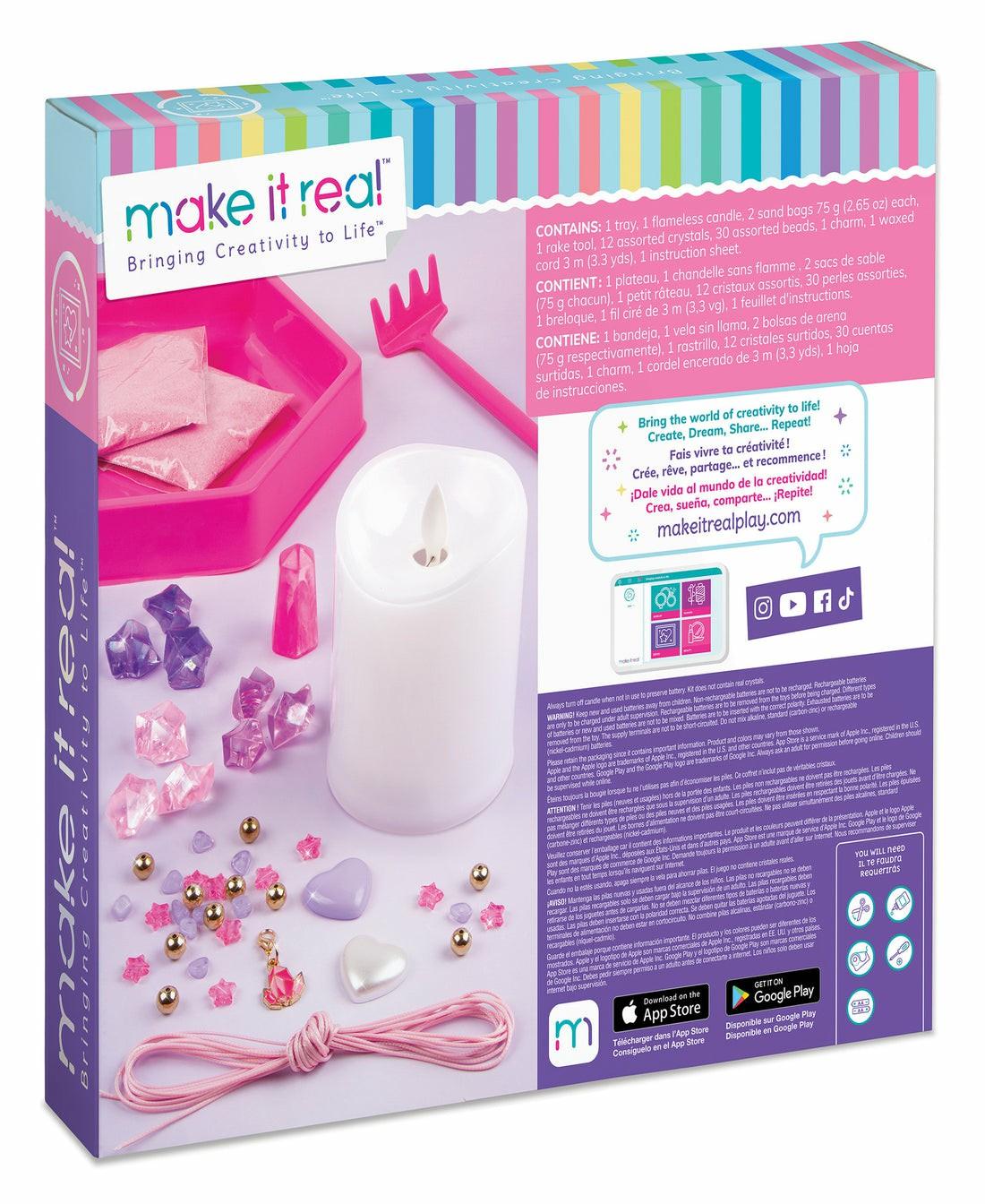 Crafts & Activities | Make It Real Creative Zen Garden Kit With Flameless Candle Arts & Crafts Crafts & Activities