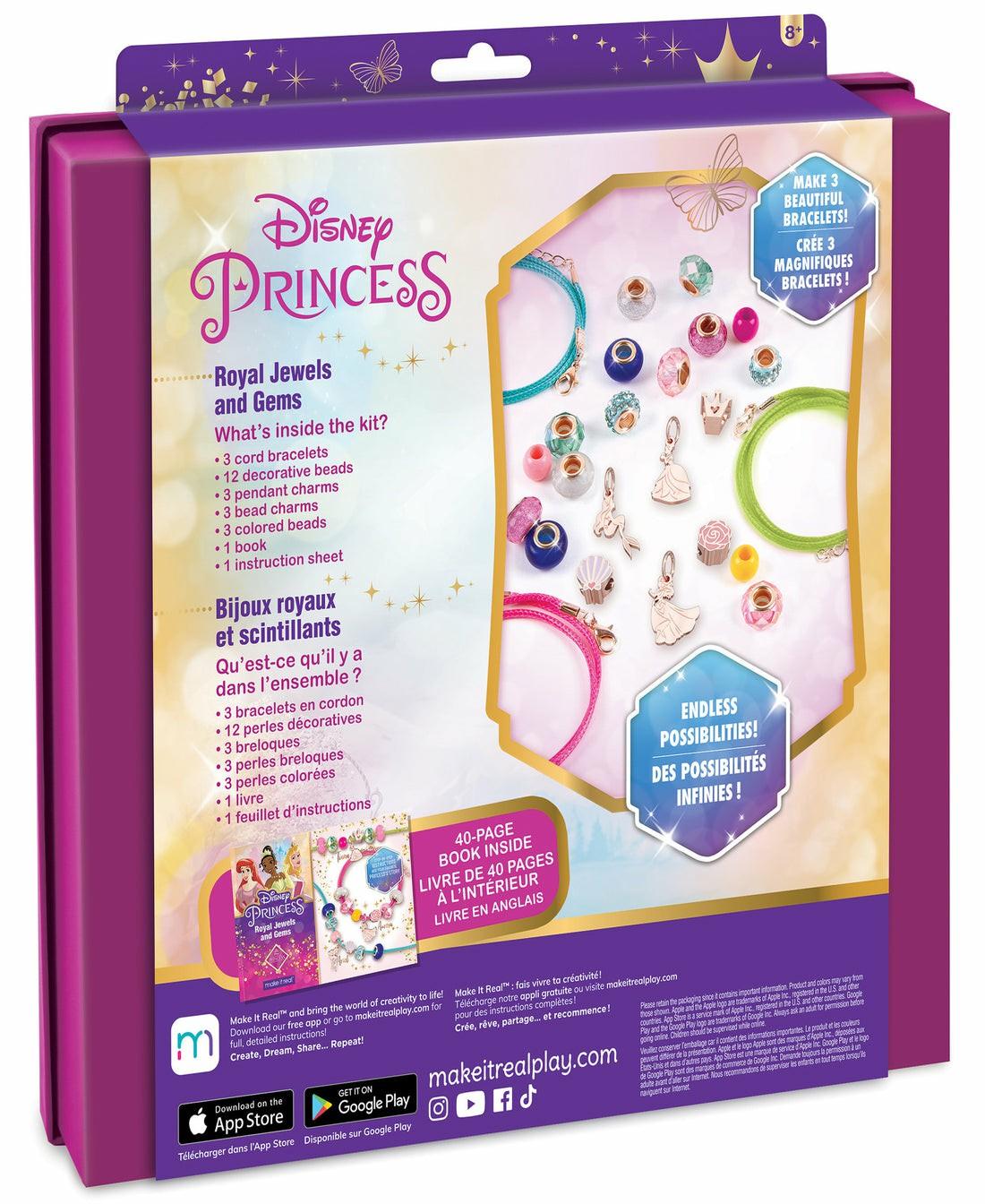 Crafts & Activities | Make It Real Disney Princess Royal Jewels & Gems Bracelet Making Kit Arts & Crafts Crafts & Activities