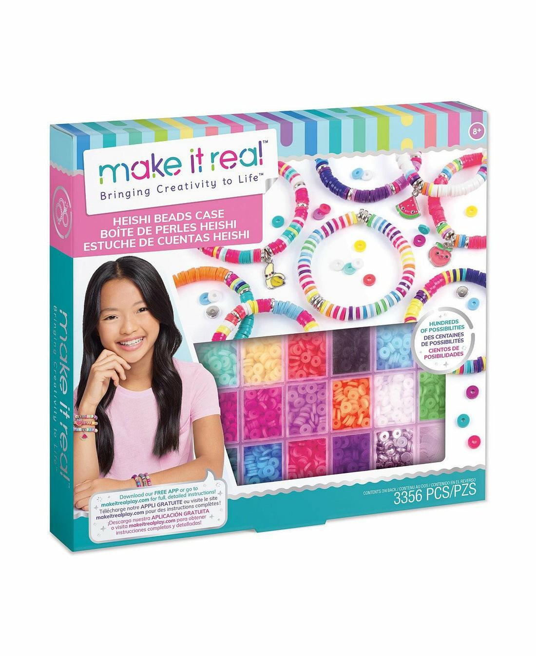 Crafts & Activities | Make It Real Heishi Bead Bracelet Creation Kit – Diy Jewelry Making Set Arts & Crafts Crafts & Activities