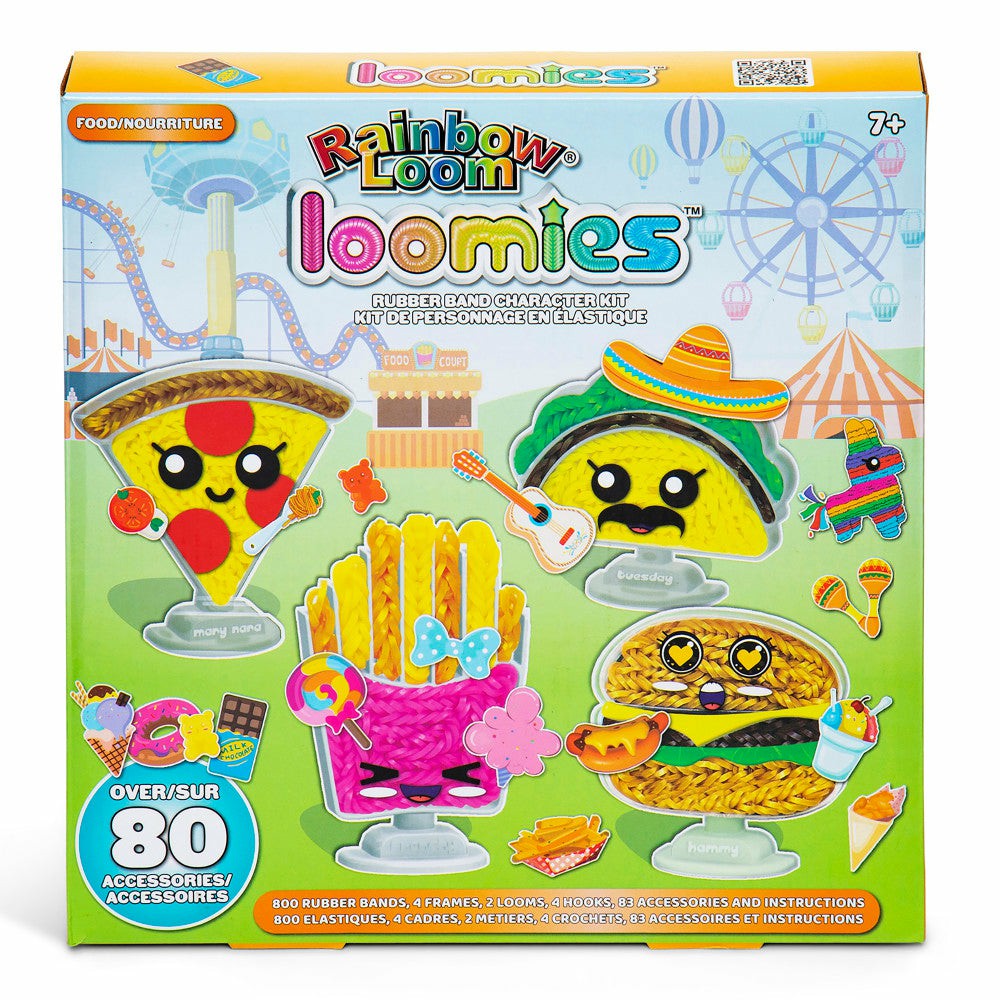 Crafts & Activities | Rainbow Loom Loomies Food Figurines Craft Kit Arts & Crafts Crafts & Activities