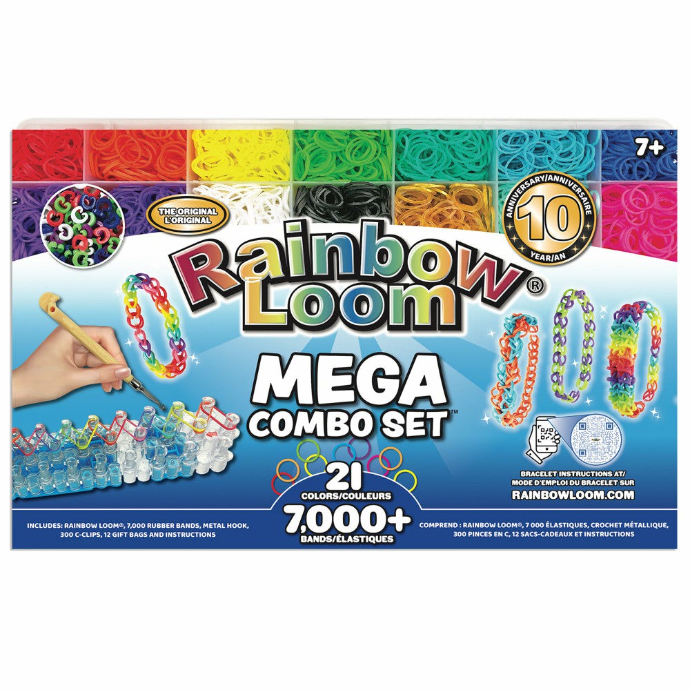 Crafts & Activities | Rainbow Loom Mega Combo Set – Ultimate Rubber Band Crafting Kit Arts & Crafts Crafts & Activities