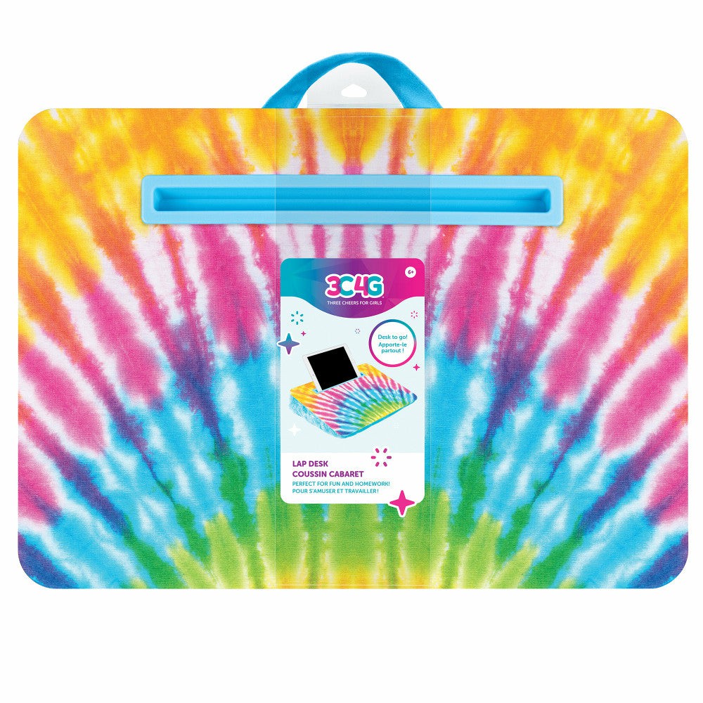 Crafts & Activities | Three Cheers For Girls Colorful Tie Dye Lap Desk – Portable Workspace Arts & Crafts Crafts & Activities