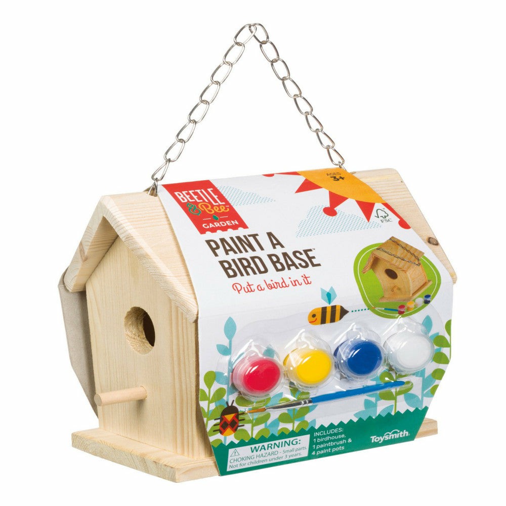 Crafts & Activities | Toysmith Beetle & Bee Paint A Bird Base – Diy Birdhouse Art Kit Arts & Crafts Crafts & Activities