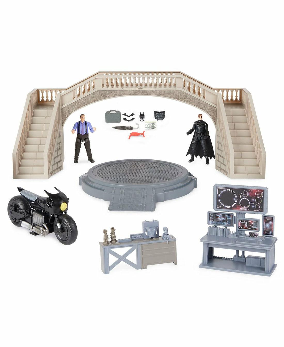 Dc Comics | Dc Batman Batcave Playset With Exclusive Action Figures And Batcycle Action Figures & Playsets Dc Comics