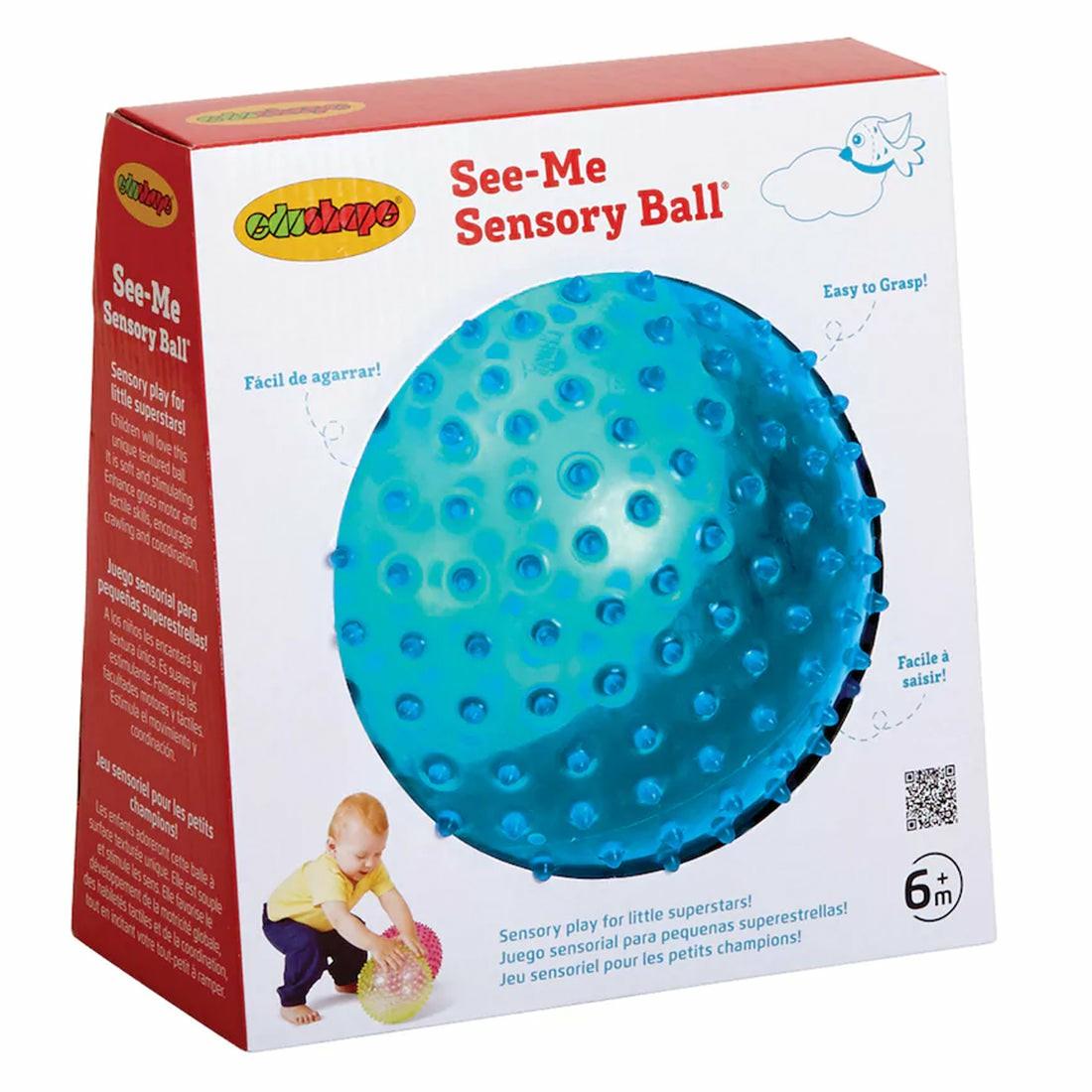 Developmental Toys | Edushape See-Me Sensory Ball – 7 Inch, Durable Nubby Surface Baby & Toddler Toys Developmental Toys