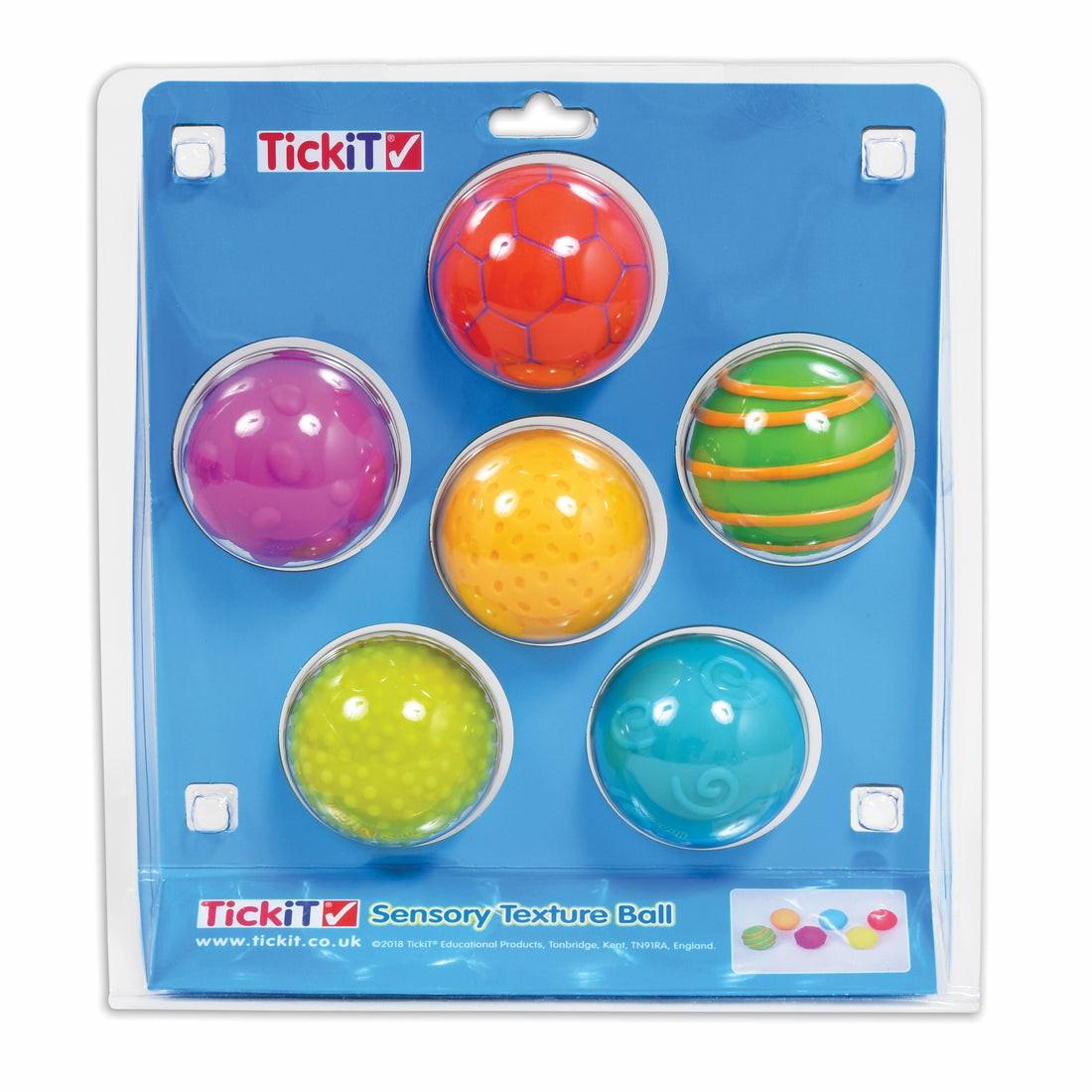 Developmental Toys | Tickit Sensory Texture Balls – Set Of 6 For Toddlers Baby & Toddler Toys Developmental Toys