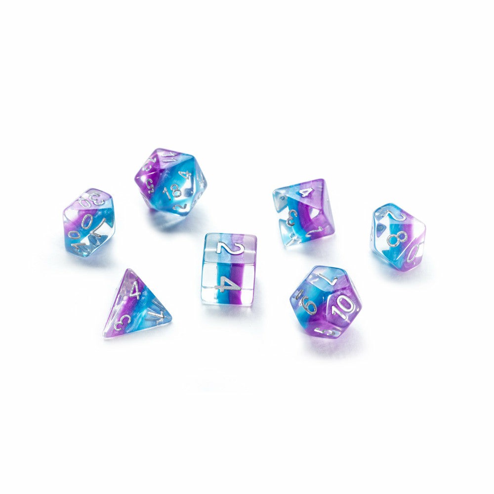 Dice, Roll & Write Games | Gate Keeper Games Eclipse Dice: Cyanethyst Polyhedral Gaming Dice Set Dice, Roll & Write Games Dice, Roll & Write Games