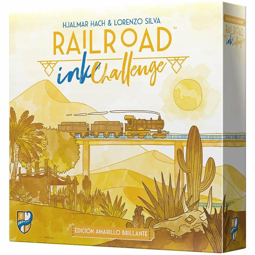 Dice, Roll & Write Games | Railroad Ink Challenge: Shining Yellow Edition Strategy Board Game Dice, Roll & Write Games Dice, Roll & Write Games