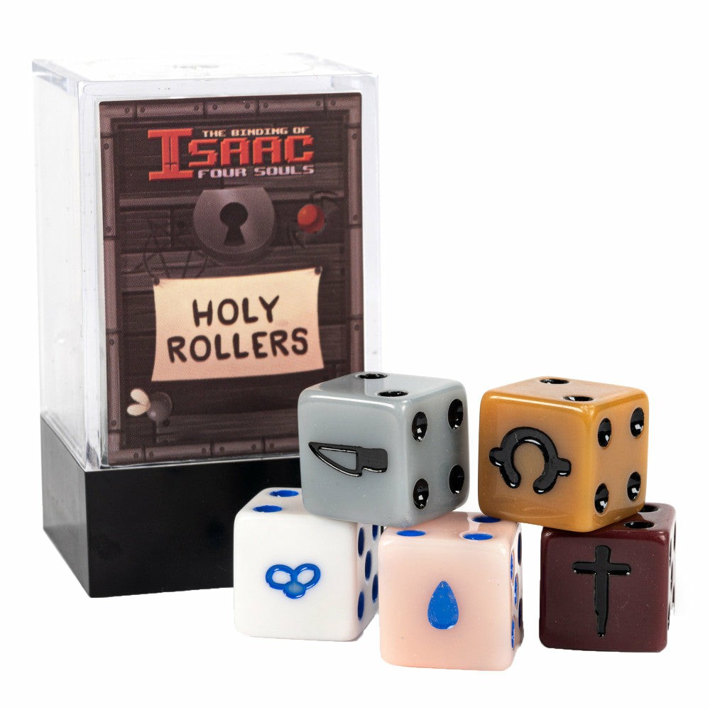 Dice, Roll & Write Games | The Binding Of Isaac: Four Souls Holy Rollers Custom Dice Set Dice, Roll & Write Games Dice, Roll & Write Games