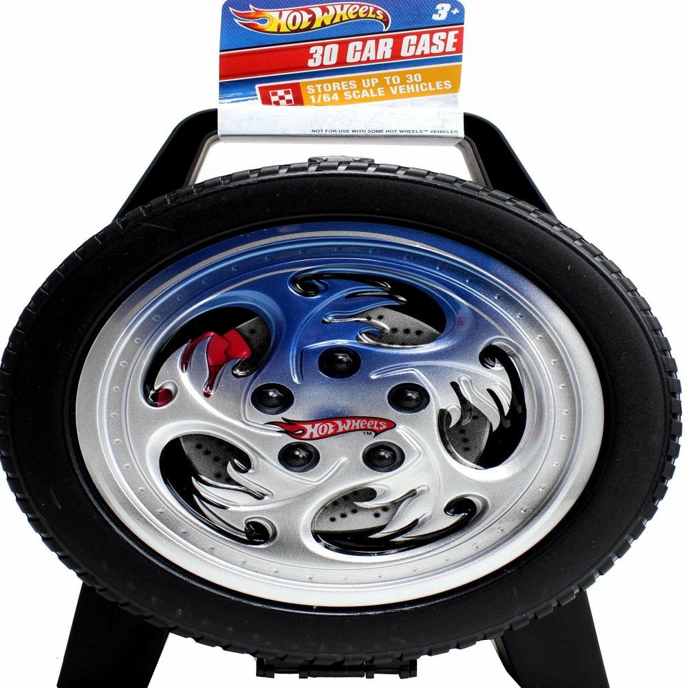 Diecast Cars | Hot Wheels Portable 30-Car Collector Case With Retro Wheel Design Diecast Cars Diecast Cars