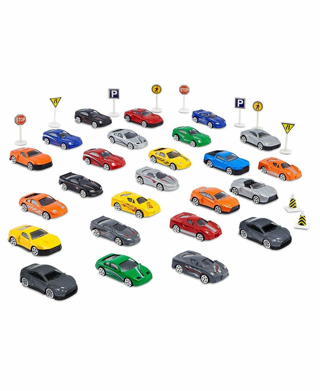 Diecast Cars | Toys R Us Fast Lane 35-Piece Diecast Vehicle Tube Set Diecast Cars Diecast Cars