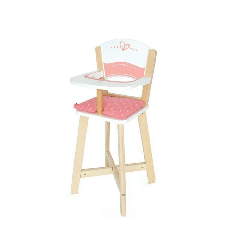 Doll Houses, Furniture & Accessories | Hape Wooden Babydoll Highchair, Pink Hearts Design, Doll Play Furniture For Kids Ages 3+ Doll Houses, Furniture & Accessories Doll Houses, Furniture & Accessories