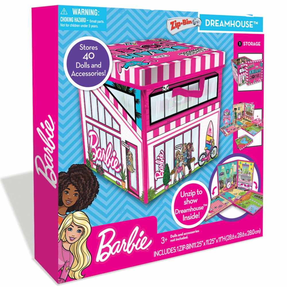 Doll Houses, Furniture & Accessories | Tara Toy Barbie Zipbin Dreamhouse Playset And Storage Box Doll Houses, Furniture & Accessories Doll Houses, Furniture & Accessories