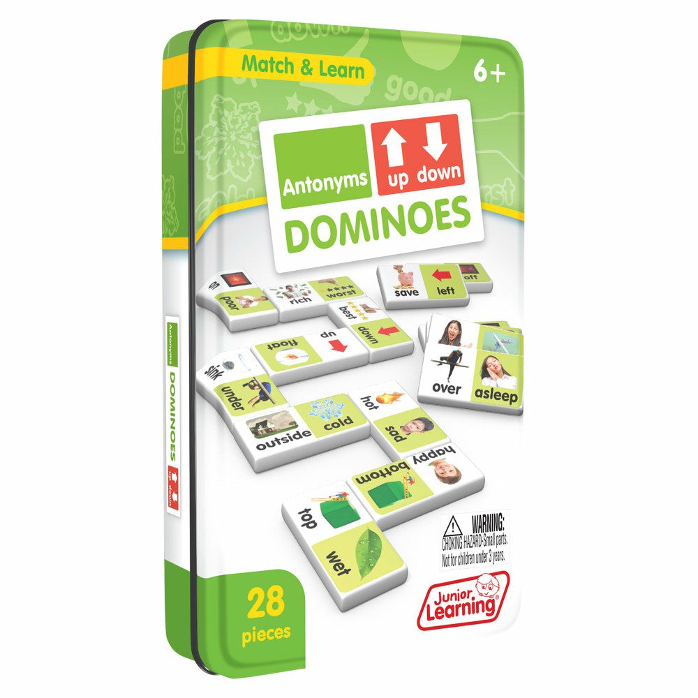 Dominoes & Tiles Games | Junior Learning Antonyms Dominoes – Language Arts Educational Game Dominoes & Tiles Games Dominoes & Tiles Games