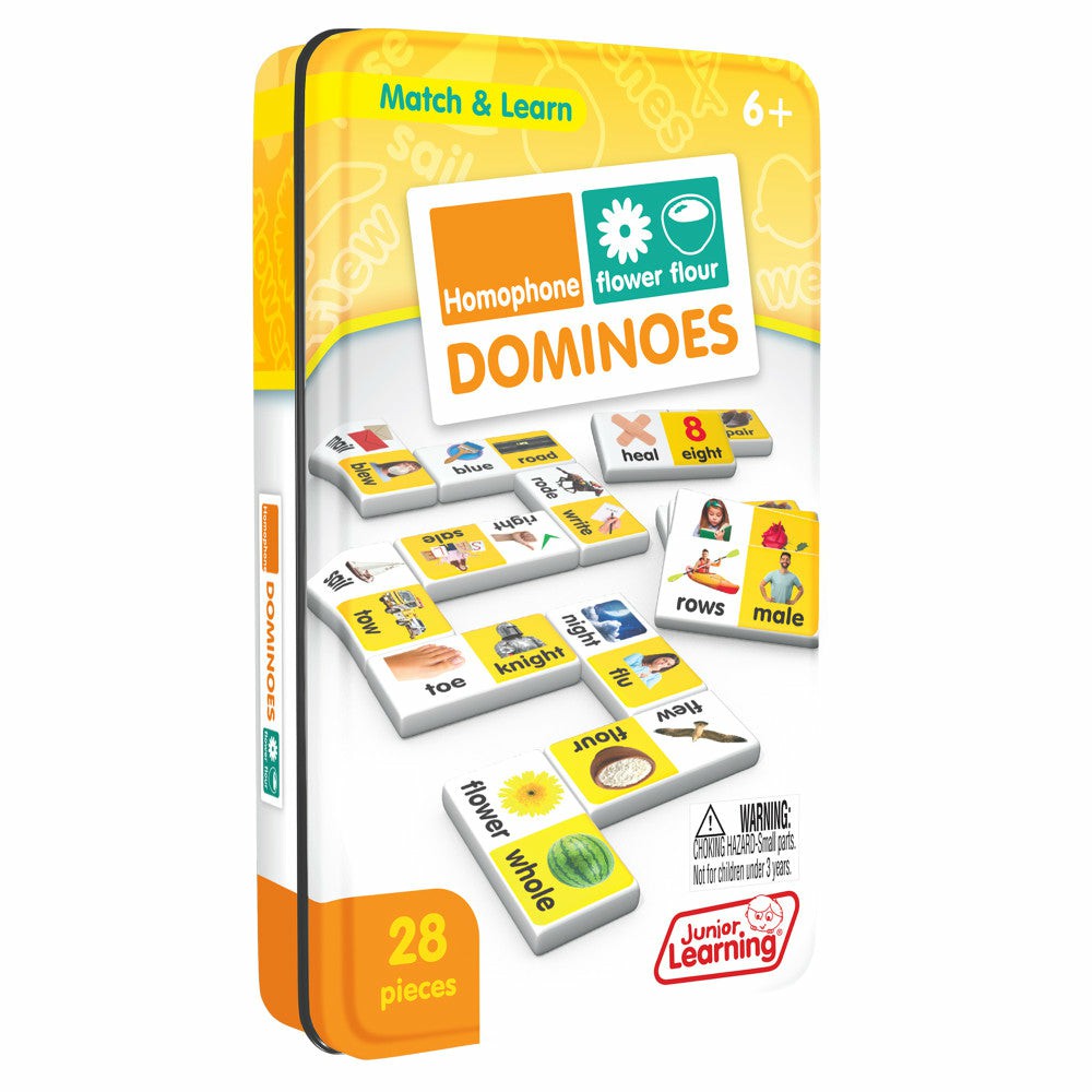 Dominoes & Tiles Games | Junior Learning Homophone Dominoes – Educational Language Arts Game Dominoes & Tiles Games Dominoes & Tiles Games