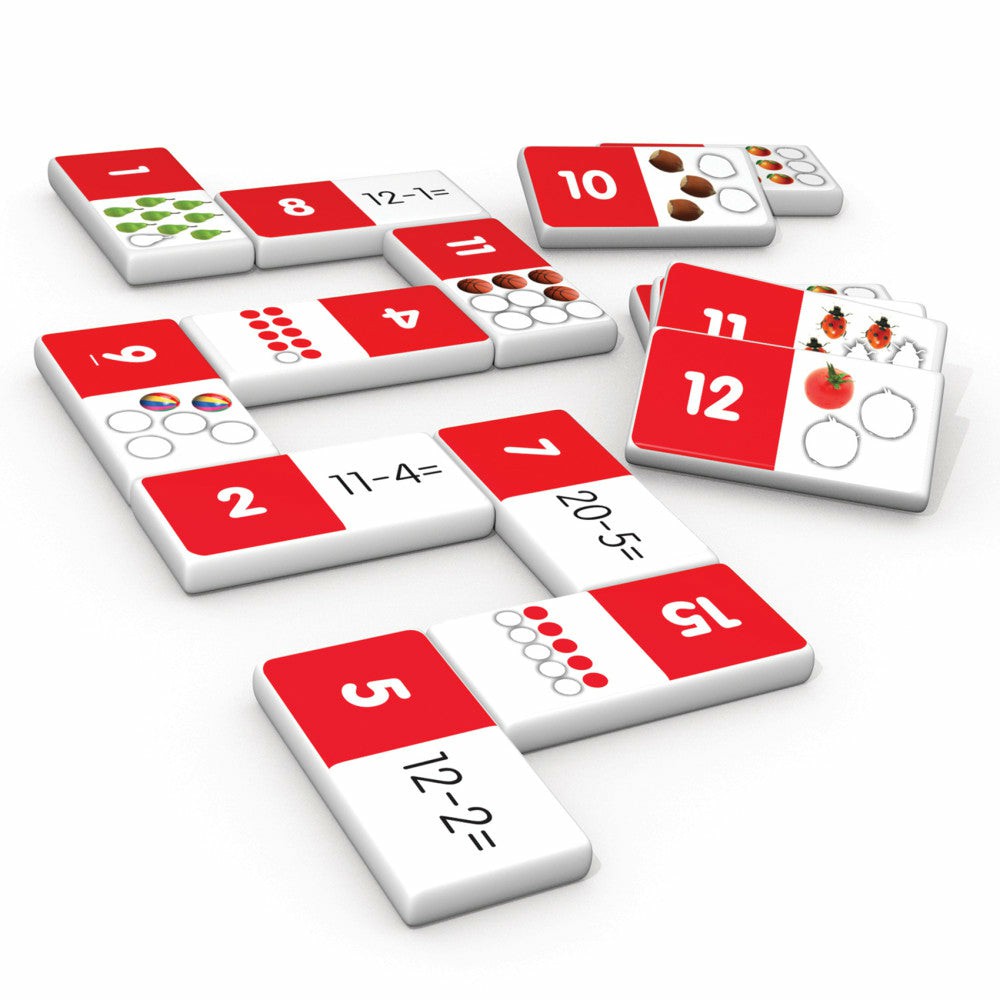 Dominoes & Tiles Games | Junior Learning Subtraction Dominoes Game – Educational Math Matching Set Dominoes & Tiles Games Dominoes & Tiles Games