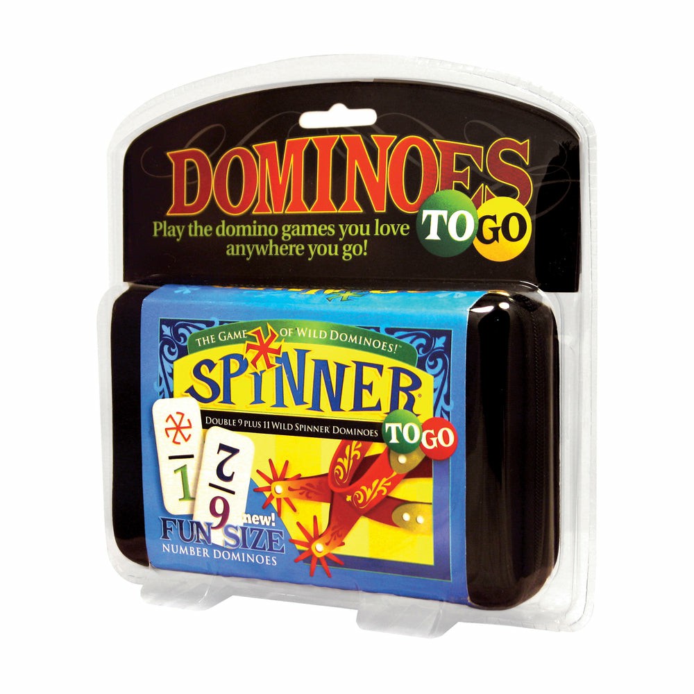 Dominoes & Tiles Games | Spinner To Go Double 9 Fun Size Number Dominoes Game Set Dominoes & Tiles Games Dominoes & Tiles Games