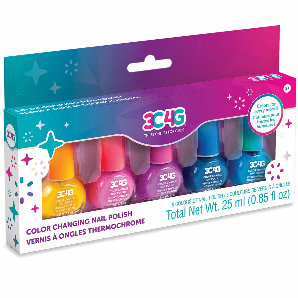 Drawing, Color & Painting | 3C4G Magical Mood Color Changing Nail Polish Kit – Vibrant Multi-Color Set Arts & Crafts Drawing, Color & Painting