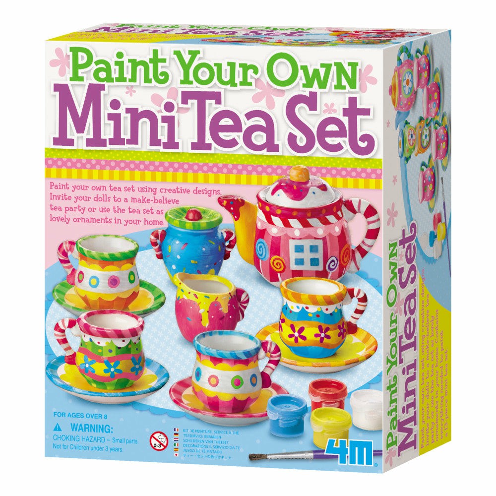 Drawing, Color & Painting | 4M Creative Series Paint Your Own Mini Tea Set Craft Kit Arts & Crafts Drawing, Color & Painting