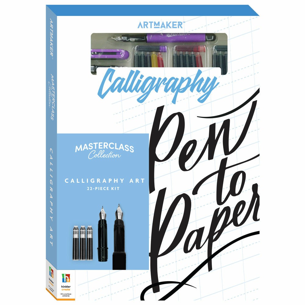 Drawing, Color & Painting | Art Maker Masterclass Calligraphy And Hand Lettering Kit Arts & Crafts Drawing, Color & Painting