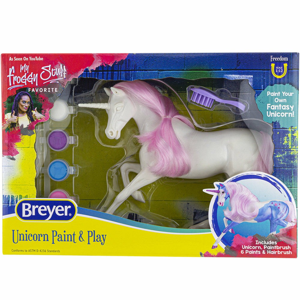 Drawing, Color & Painting | Breyer Freedom Series Paint & Play Unicorn Kit – Yellow Arts & Crafts Drawing, Color & Painting