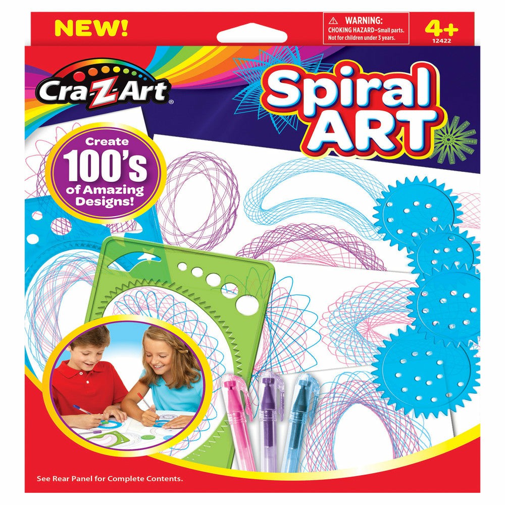 Drawing, Color & Painting | Cra-Z-Art Deluxe Spiral Art Studio Kit – Creative Drawing Set Arts & Crafts Drawing, Color & Painting