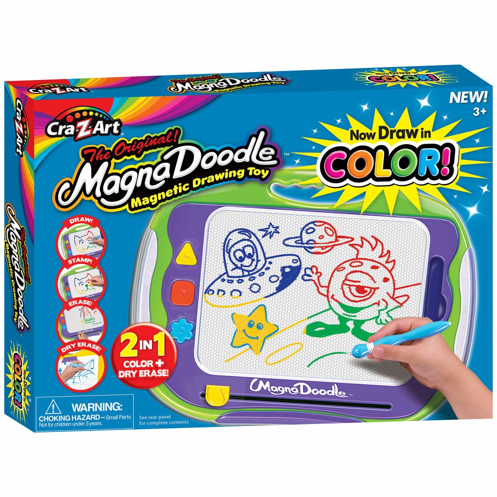 Drawing, Color & Painting | Cra-Z-Art Magnadoodle Color Deluxe – Magnetic Drawing Toy With Color & Erase Functionality Arts & Crafts Drawing, Color & Painting