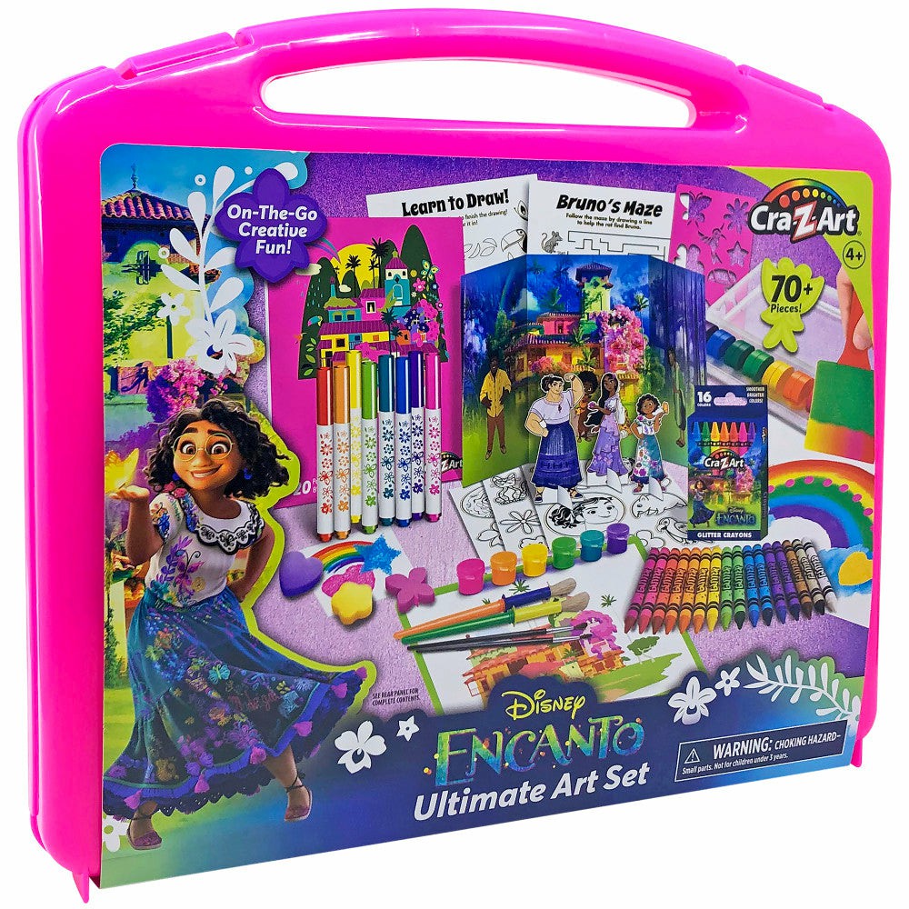 Drawing, Color & Painting | Disney Encanto Cra-Z-Art Ultimate Art Set – 70+ Piece Drawing, Coloring, Painting Kit For Kids Arts & Crafts Drawing, Color & Painting