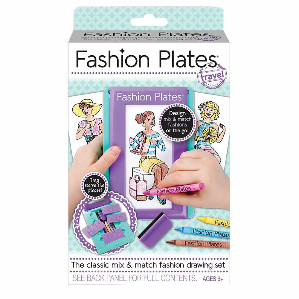 Drawing, Color & Painting | Fashion Plates 12 Double-Sided Travel Drawing Set – Portable Design Kit Arts & Crafts Drawing, Color & Painting