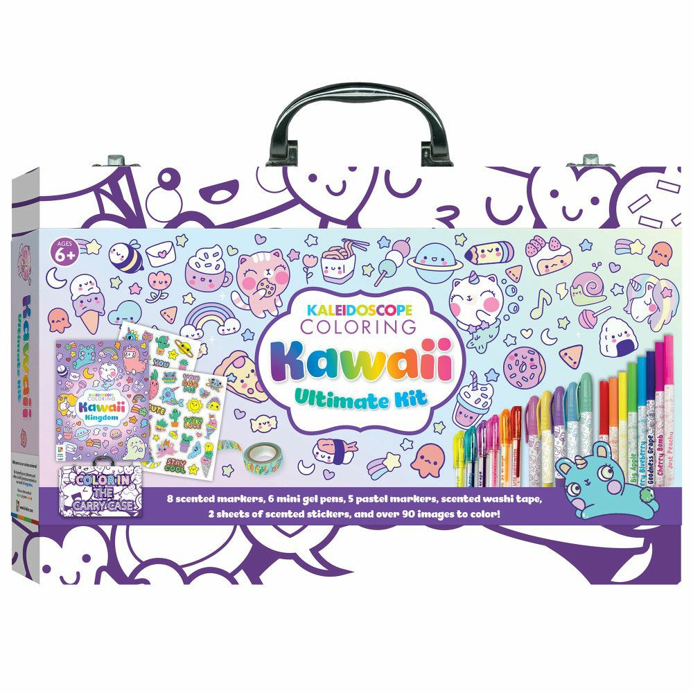 Drawing, Color & Painting | Kaleidoscope Kawaii Coloring Ultimate Kit – Arts And Crafts Set Arts & Crafts Drawing, Color & Painting