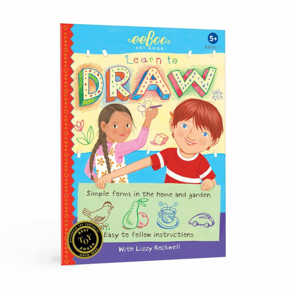 Drawing, Color & Painting | Lizzy Rockwell’s Eeboo Art Book 1: Learn To Draw Simple Forms Arts & Crafts Drawing, Color & Painting