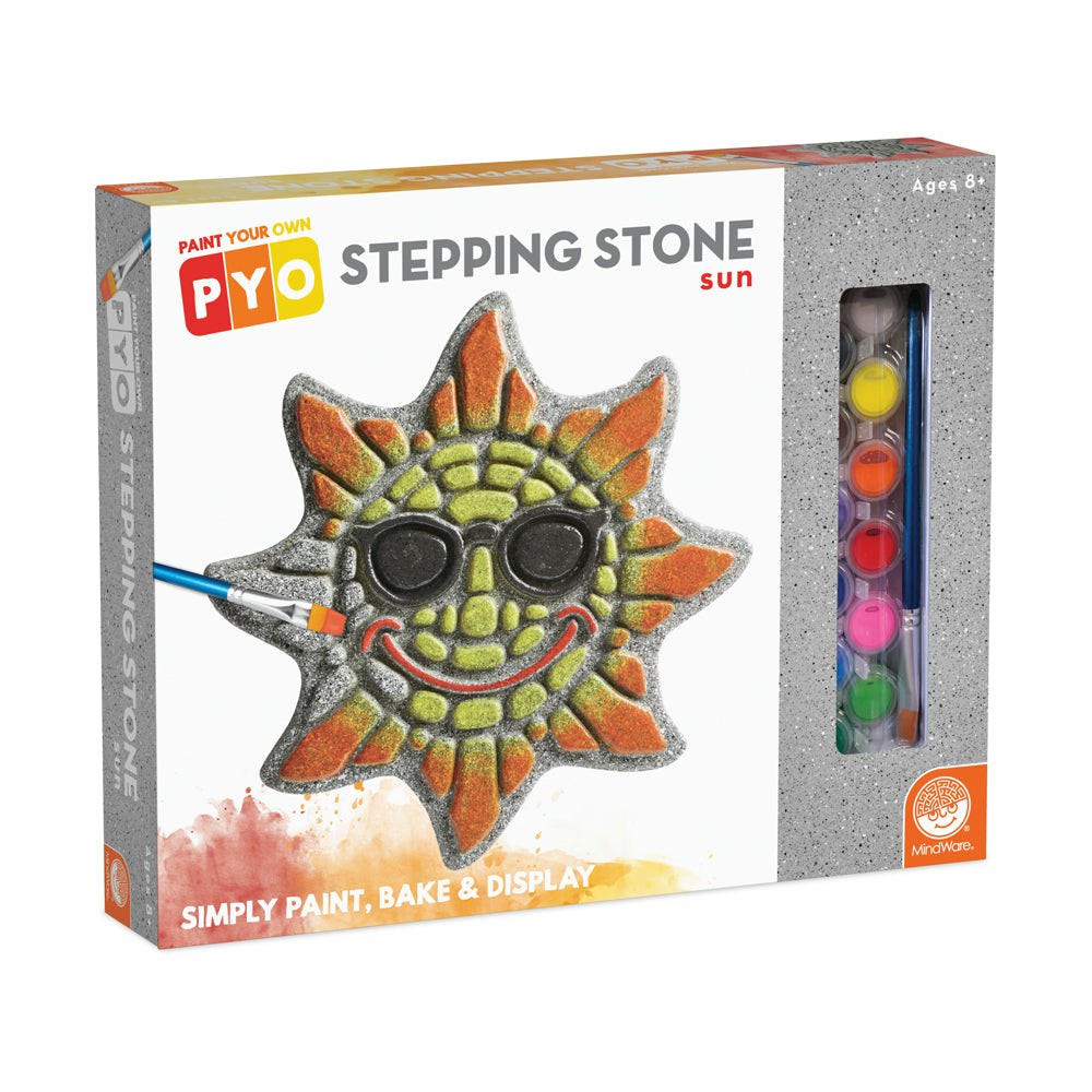 Drawing, Color & Painting | Mindware Paint Your Own Sun-Themed Stepping Stone Kit Arts & Crafts Drawing, Color & Painting