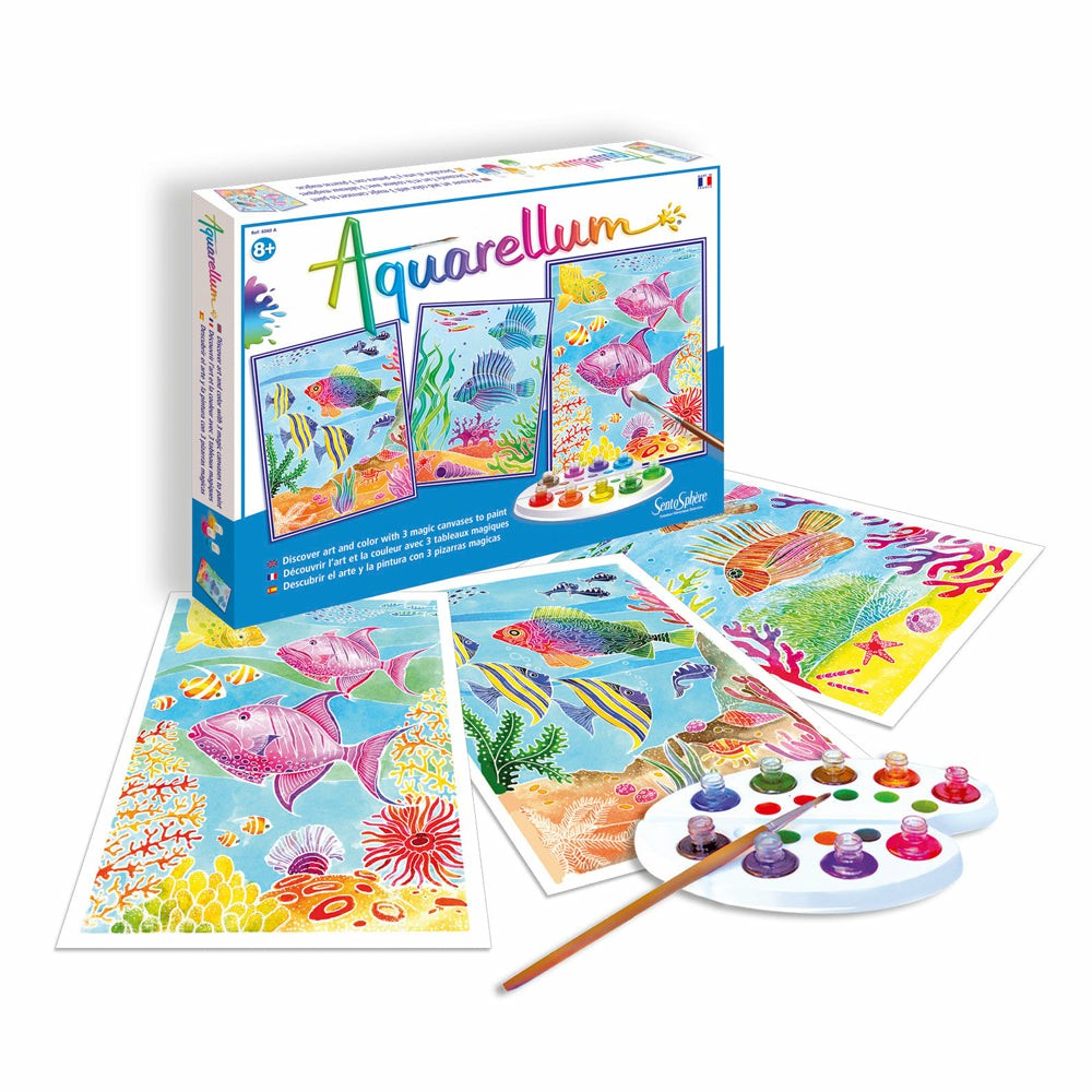 Drawing, Color & Painting | Sentosphere Aquarellum Large Coral Reefs Watercolor Paint Set Arts & Crafts Drawing, Color & Painting