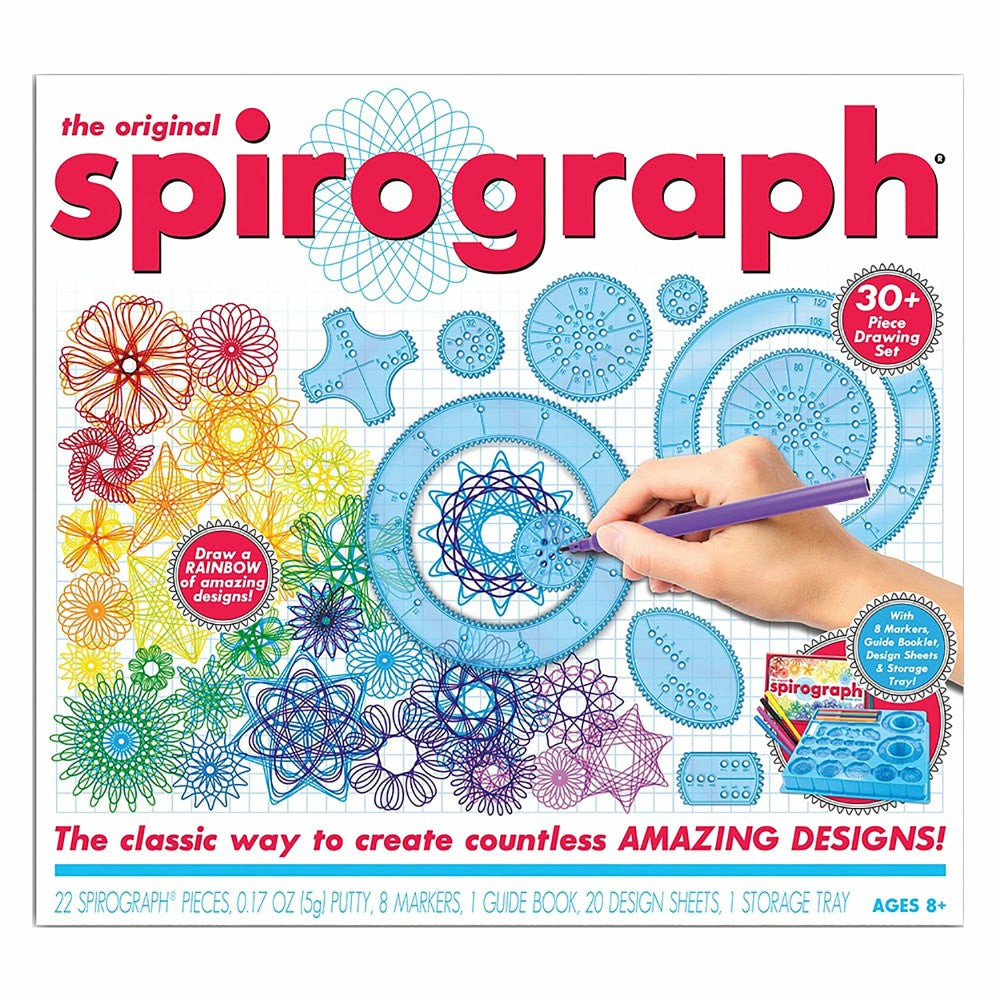 Drawing, Color & Painting | Spirograph Original Deluxe Design Drawing Kit With Markers & Guide Book Arts & Crafts Drawing, Color & Painting