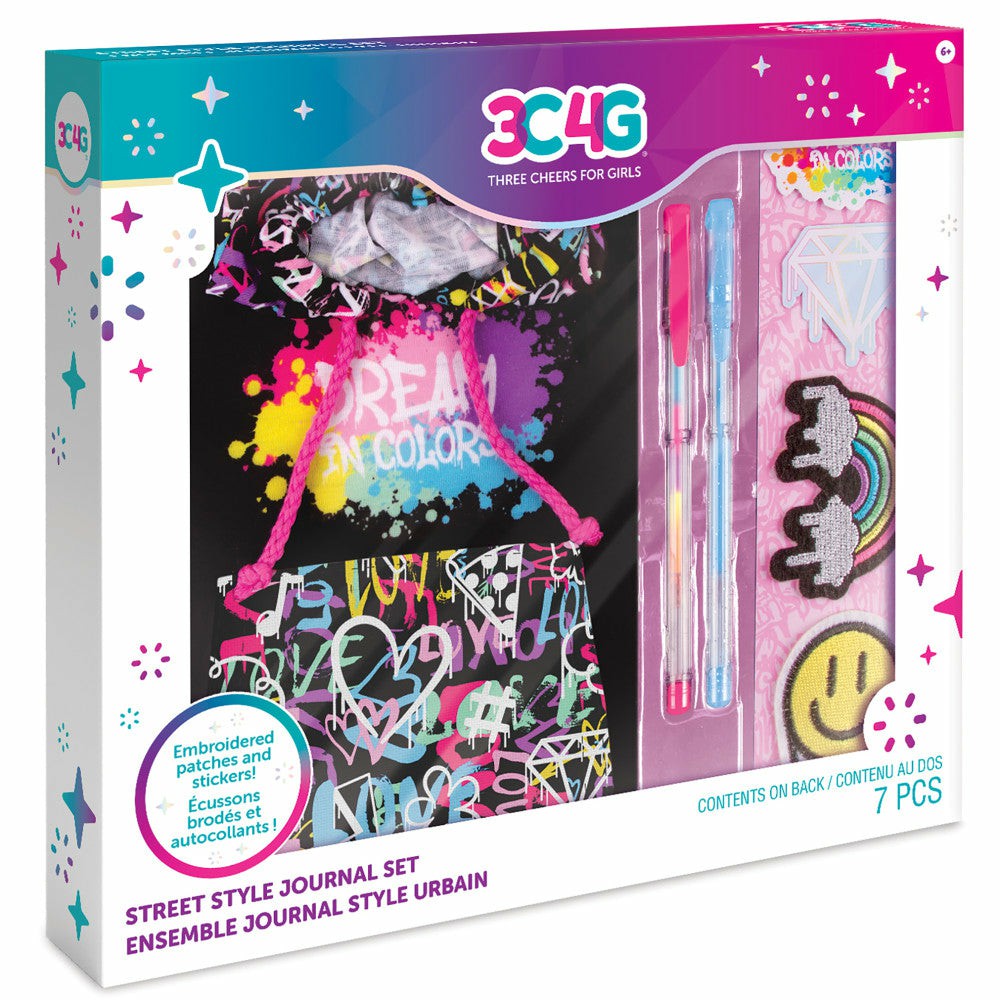 Drawing, Color & Painting | Three Cheers For Girls Street Style Graffiti Hoodie Journal Set With Gel Pens Arts & Crafts Drawing, Color & Painting