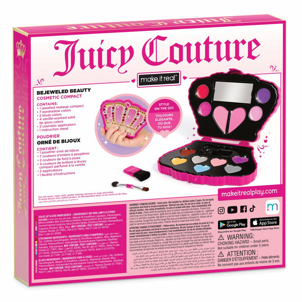 Dress Up & Accessories | Juicy Couture Bejeweled Beauty Cosmetic Compact Kit For Kids Dress Up & Accessories Dress Up & Accessories